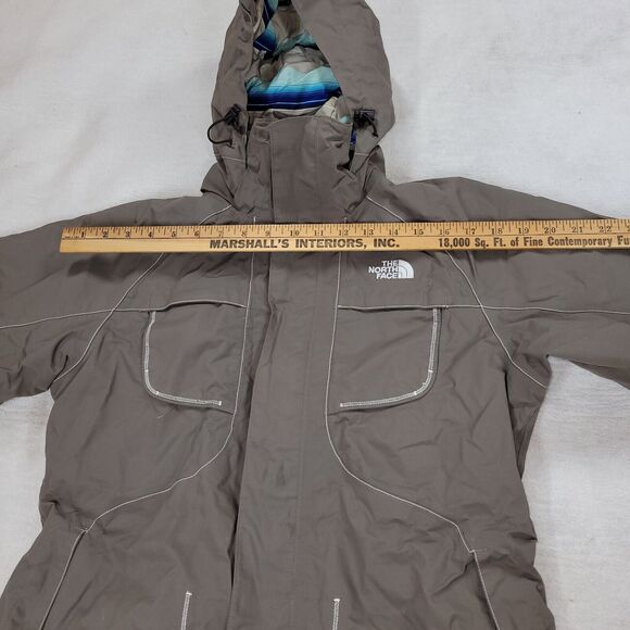 The North Face Jacket Womens Size M Brown Full Zip Snow Skiing Winter Cold Coat - Picture 9 of 16